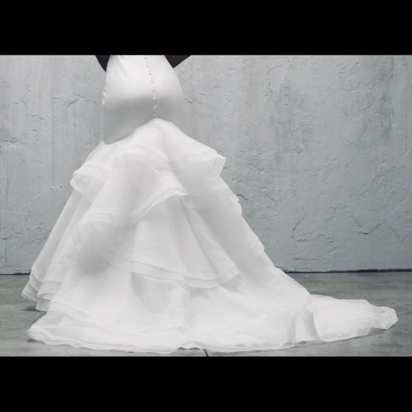 Madison James Bridal Gown + free tulle veil. - Picture 6 of 8